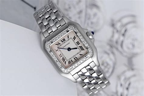 fake cartier panthere watch|cartier panthere diamond bezel.